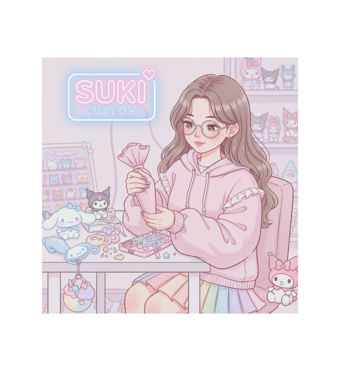 Ta coque 100% personnalisée - Crée ton design unique ✨ Suki Custom