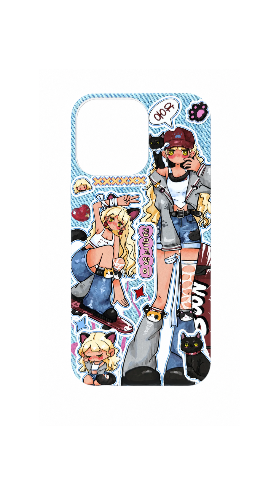 suki card Y2k animé 