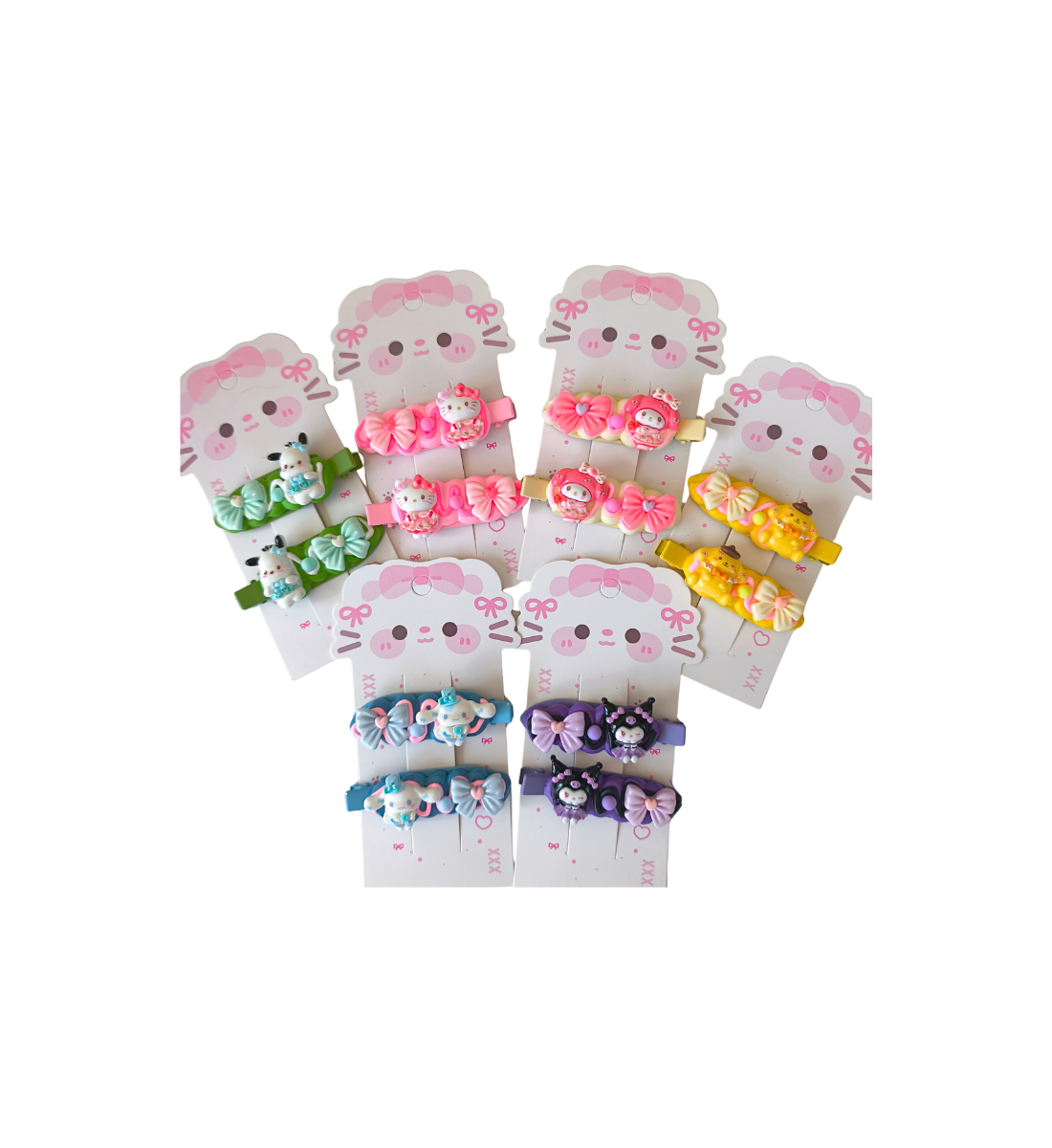 Barrettes à cheveux kawaii - Sanrio 🎀 Suki Custom